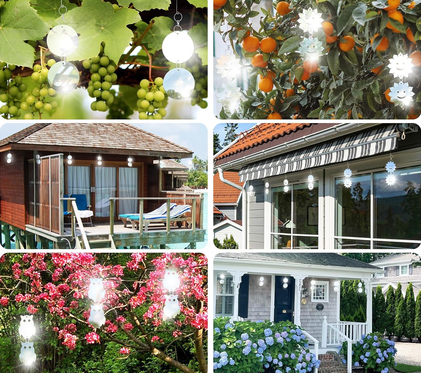 respingător holografic unic pentru păsări